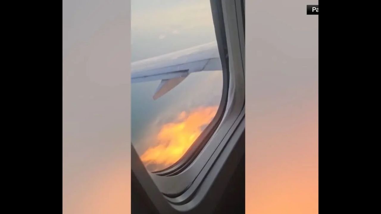 American Airlines Flight 1760 Makes Emergency Landing After Bird Strike Sends Flames From Engine